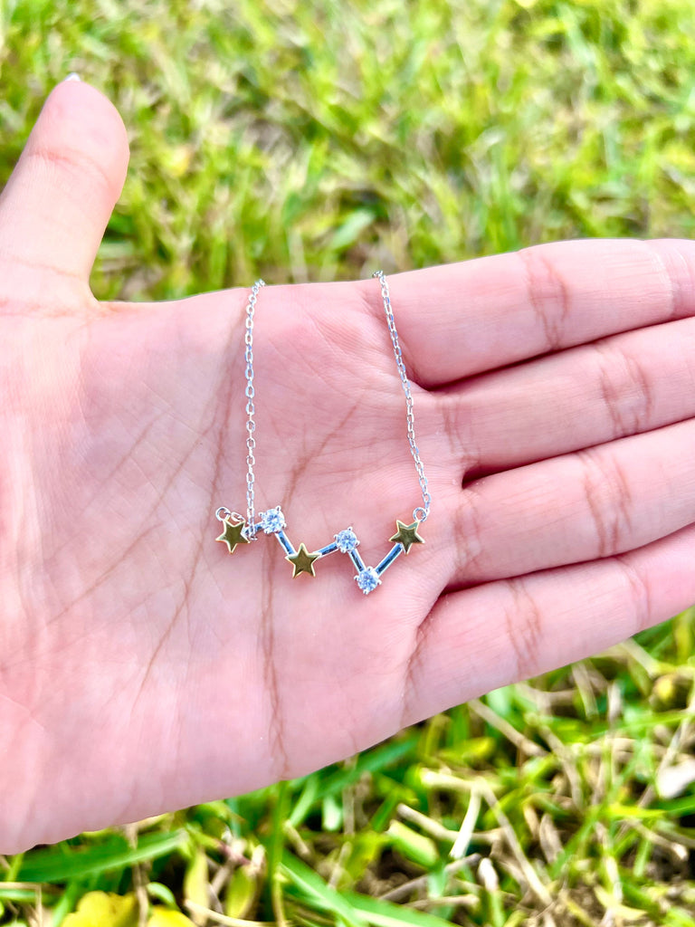 925 Sterling Silver Star Necklace Constellation Necklace, Celestial Necklace, Dainty Silver Necklace,Best Friend Necklace,Zodiac Necklace