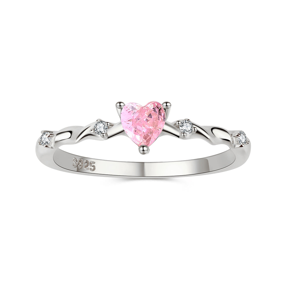 Silver Birthstone Rings - Image 6