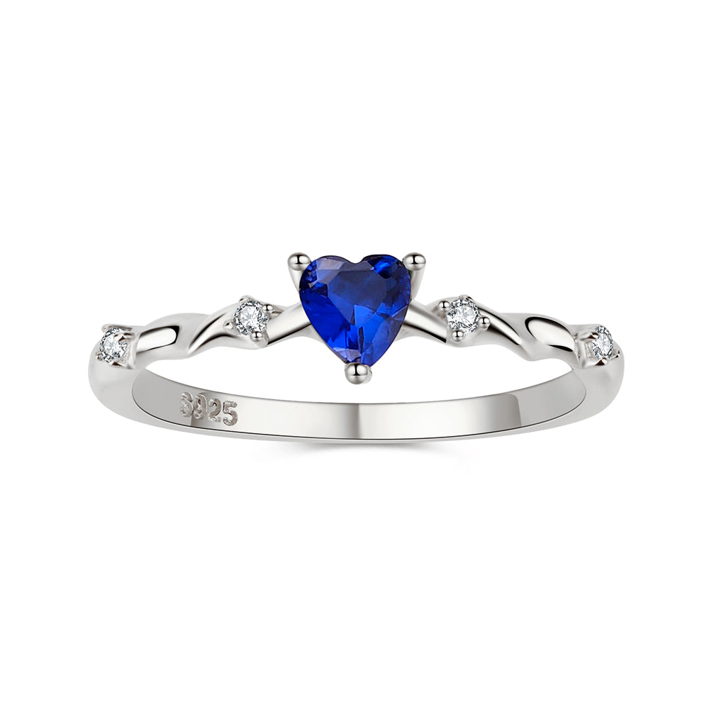 Silver Birthstone Rings - Image 4