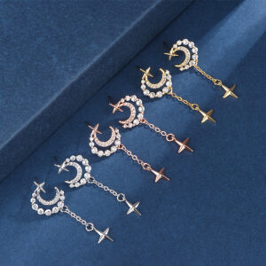 Moon Starburst Earrings