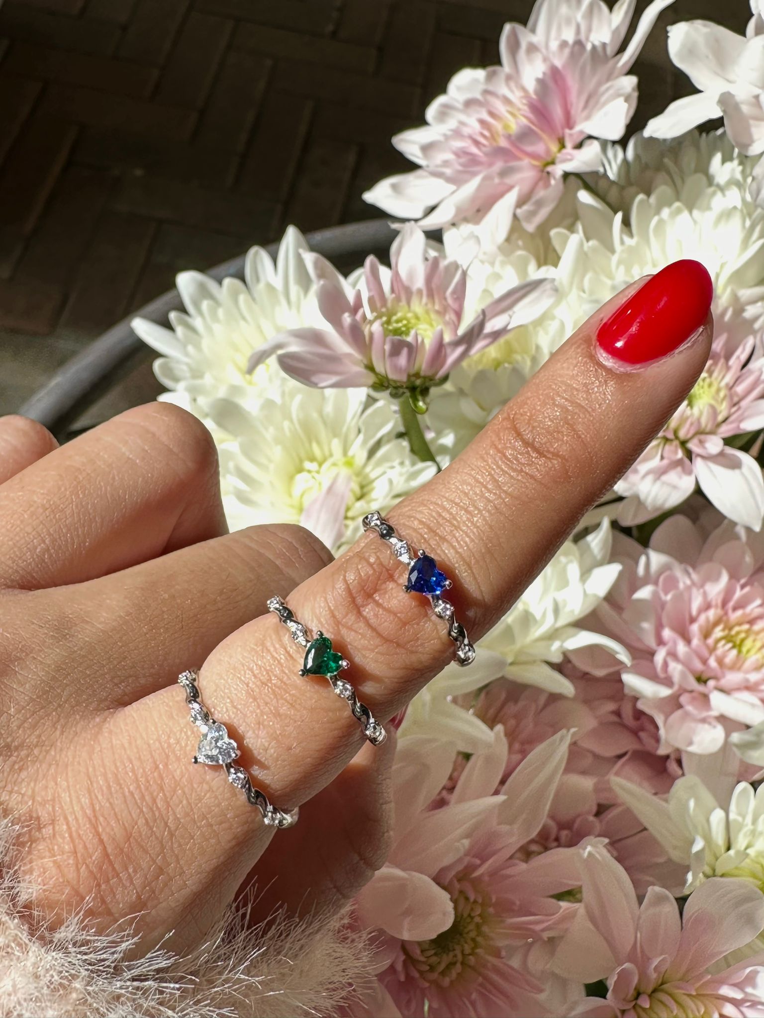 Silver Birthstone Rings - Image 10