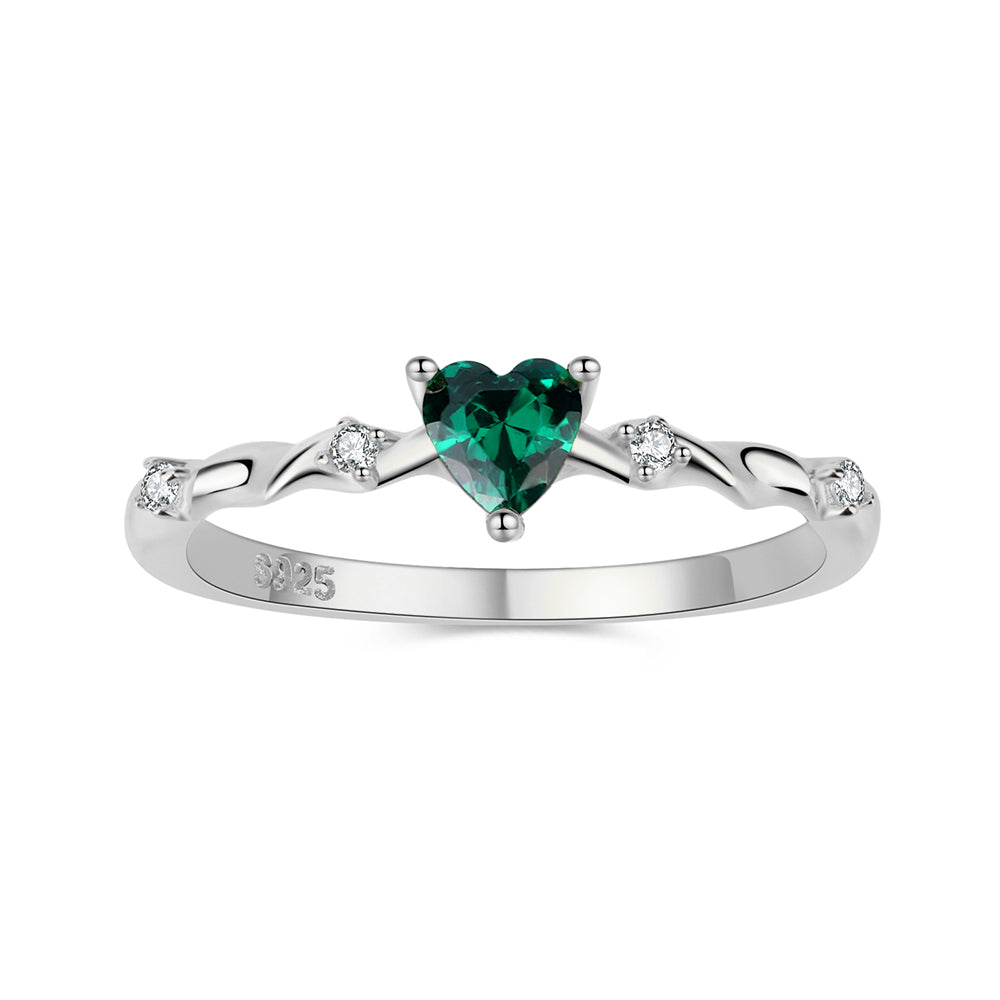 Silver Birthstone Rings - Image 3