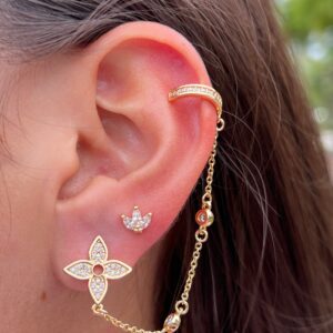 Lucky Clover Ear Cuff