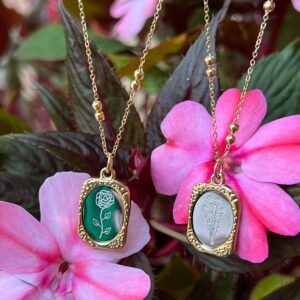 Birth Month Flower Necklace