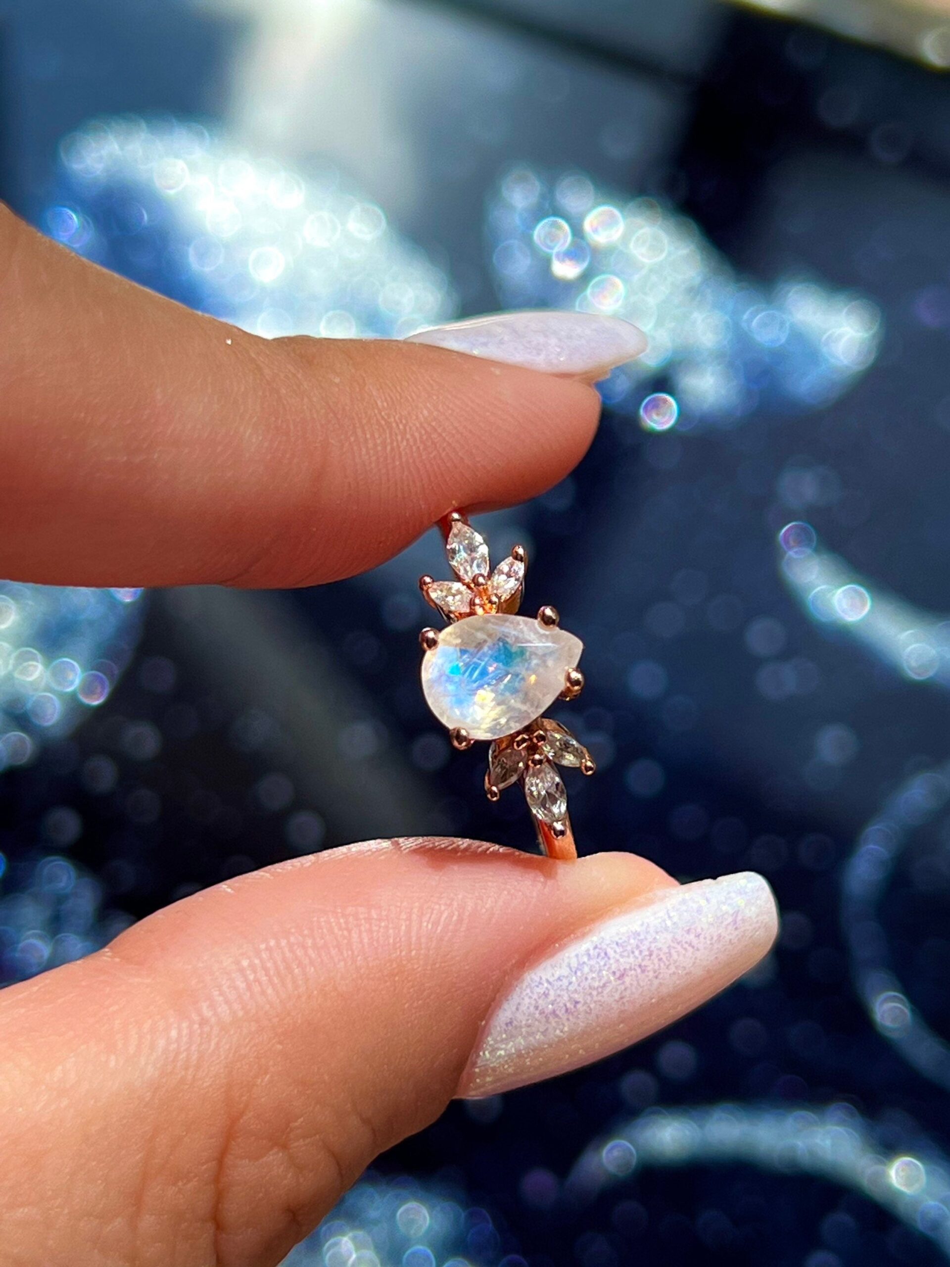 Luna Moonstone Ring - Image 4