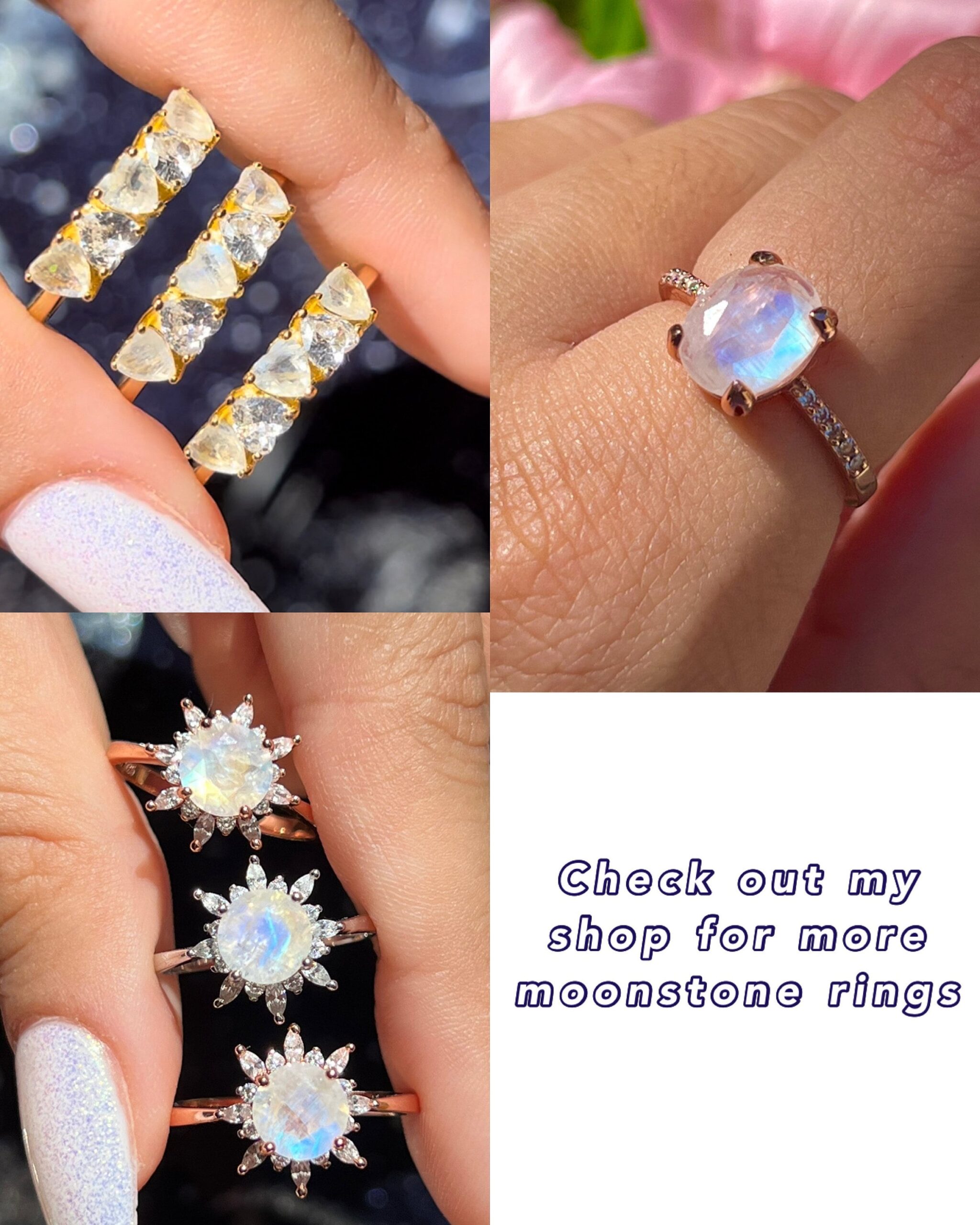 Celestial Moonstone Ring - Image 6