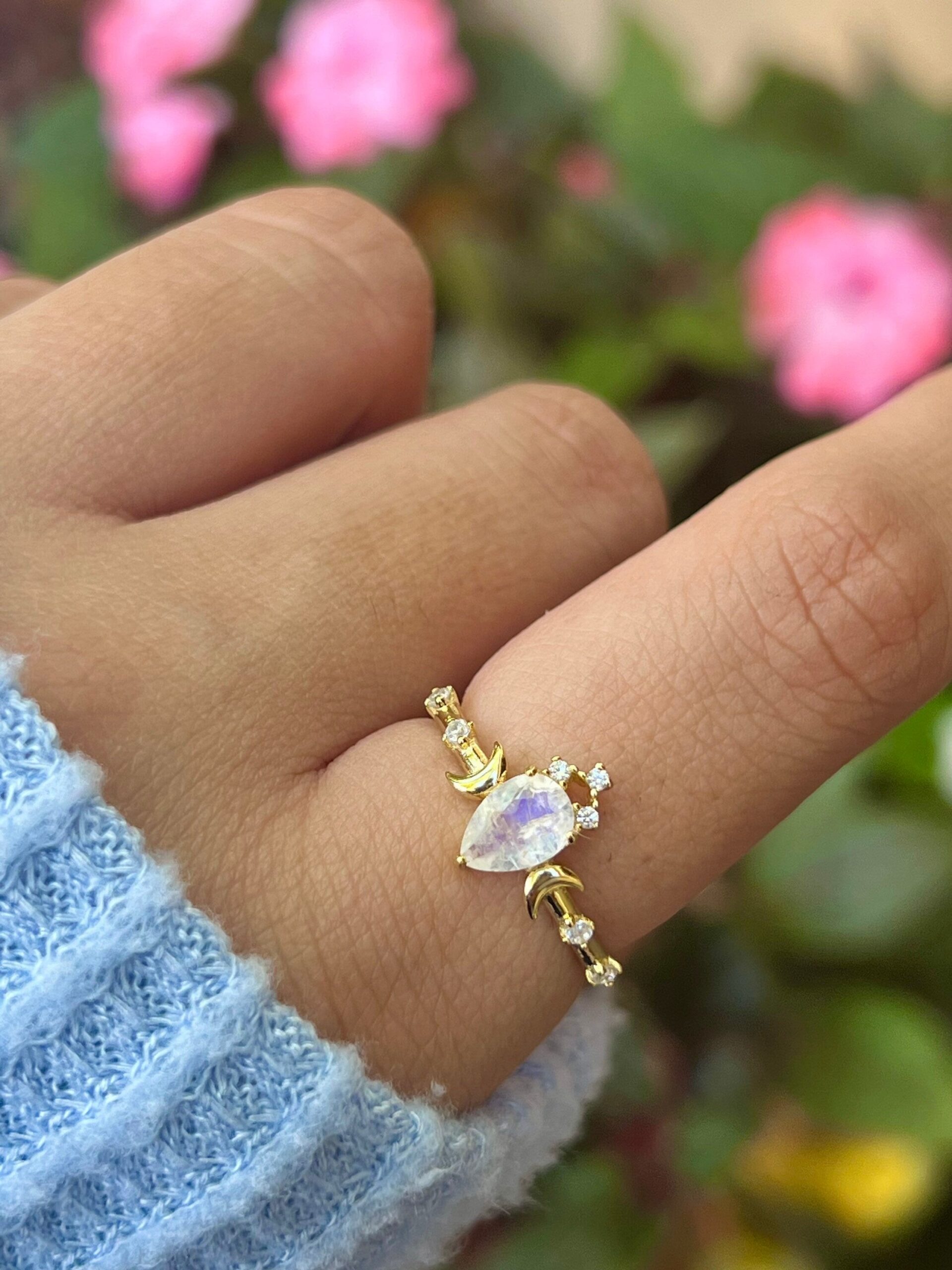 Celestial Moonstone Ring - Image 3