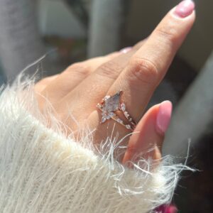 Kite Black Quartz Ring