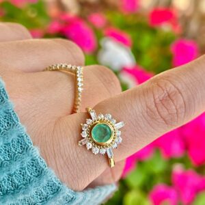 Green Paraiba Ring