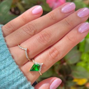 Emerald Kite Ring