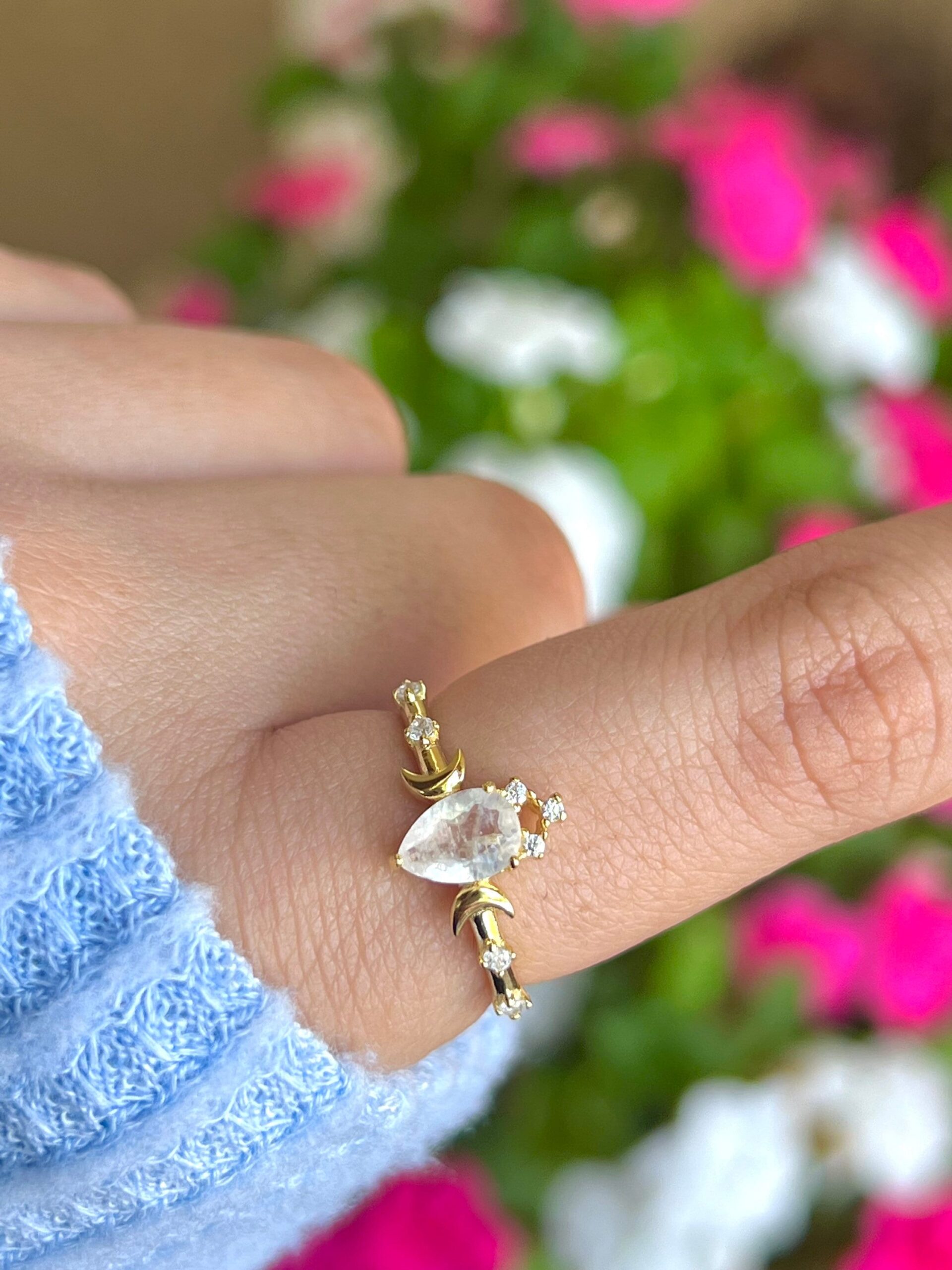 Celestial Moonstone Ring - Image 4