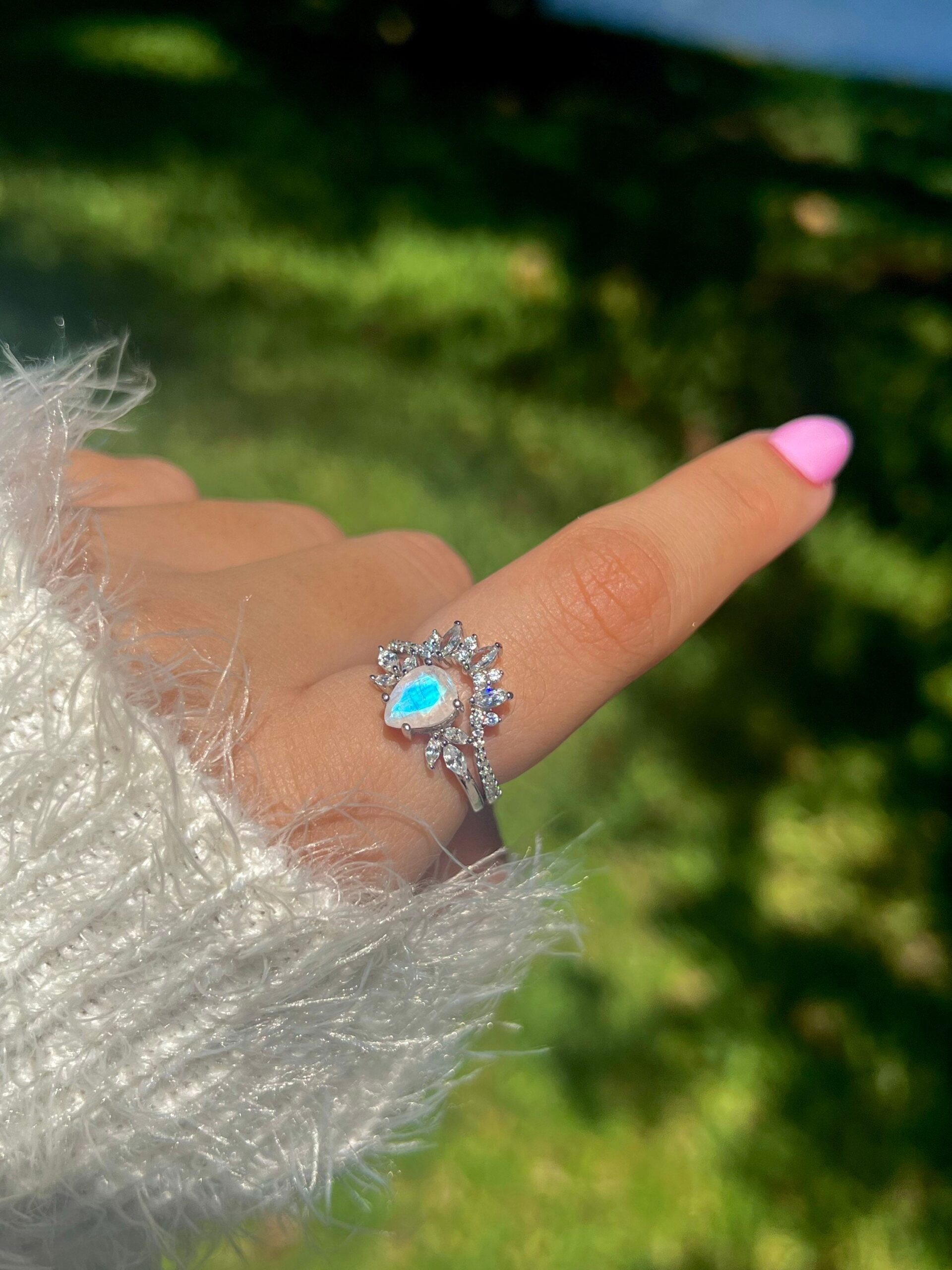 Luna Silver Ring - Image 7