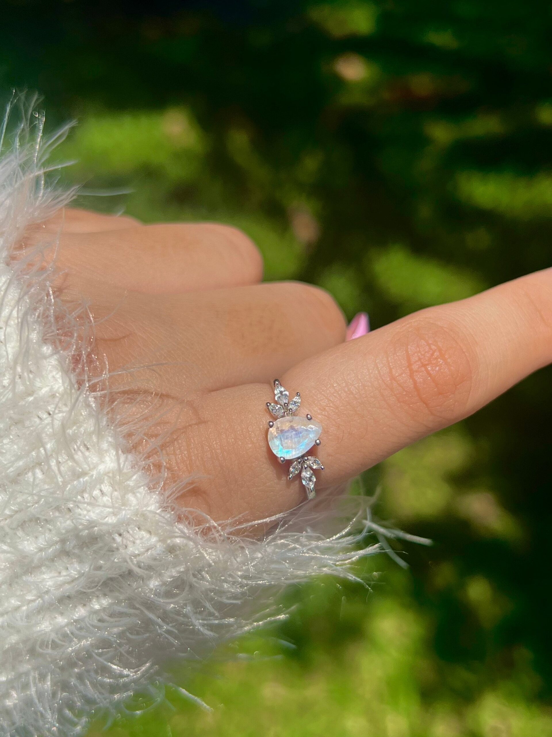 Luna Silver Ring - Image 4