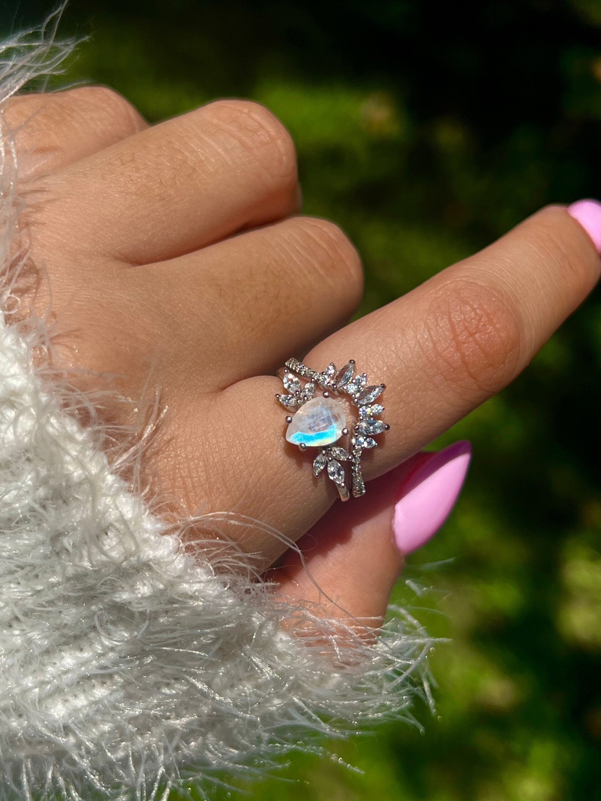 Luna Silver Ring - Image 3