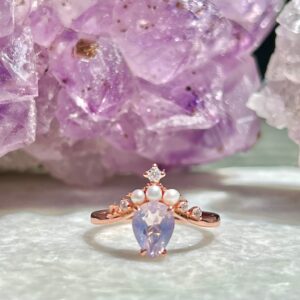 Sweet Dream Lavender Quartz Ring