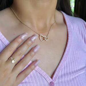 Double Heart Necklace